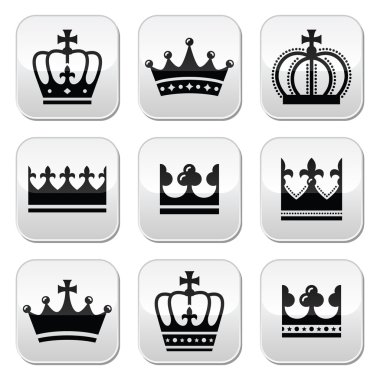 taç, Kraliyet ailesi Icons set