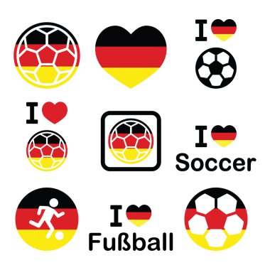 Alman Futbol, futbol simgeler kümesi seviyorum