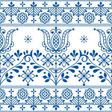 Çiçek ve çerçeve desenli çiçek deseni, dantel ve işlemeli İskandinav sanatından esinlenerek süslenmiş çiçek deseni.