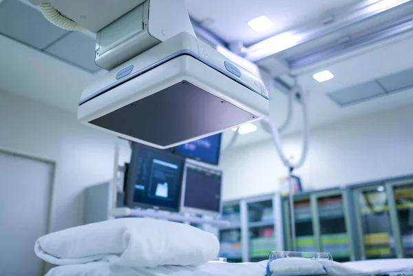 Modern Hastanede Röntgen Cihazları Var Modern Ray Makinesi Hastanede Axial — Stok fotoğraf