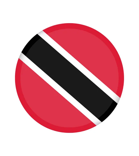 Nationale Trinidad Tobago Vlag Officiële Kleuren Proportie Correct Nationale Trinidad — Stockvector