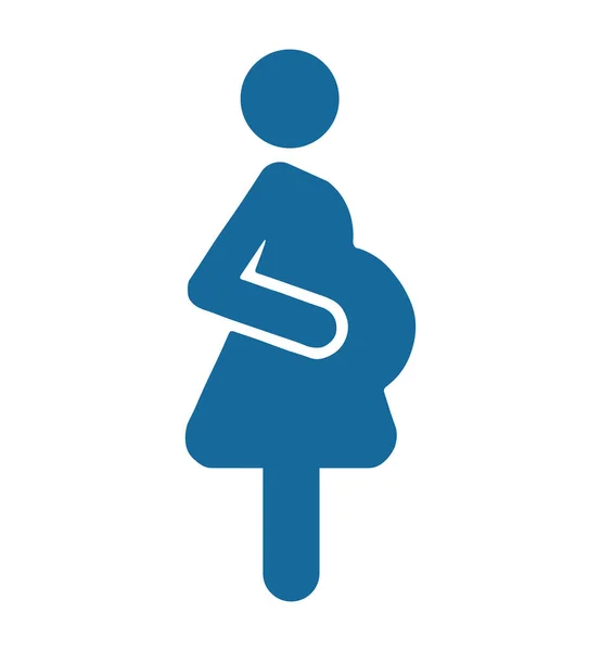 Toaleta Pierwszeństwa Symbolu Siedzenia Priorytetowe Kobieta Ciąży — Wektor stockowy
