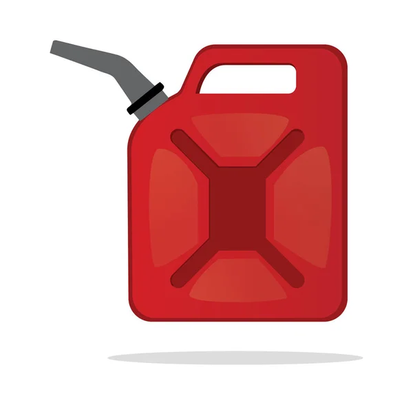 가솔린 휘발유 용기에는 휘발유를 수있다 가솔린 가솔린 — 스톡 벡터
