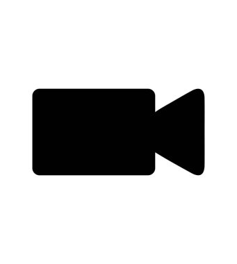 Video kamera simgesi. Video kamera simgeleri ayarlandı. Film tabelası. kamera simgesi