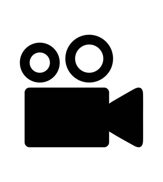 Video Camera Icon Video Camera Icons Set Movie Sign Camera — Stockvector