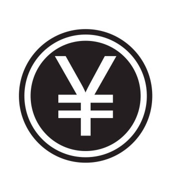 Yuan icon. Yen sign icon. Currency sign. Money symbol. Money Chinese yuan