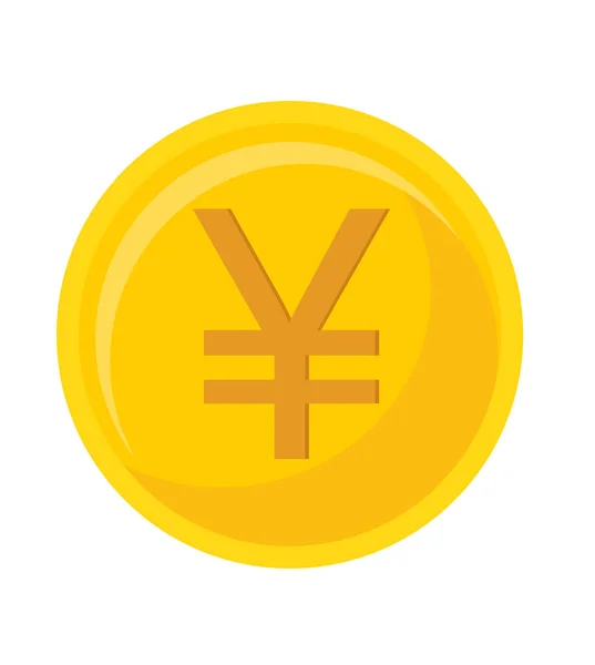 Yuan Icon Yen Sign Icon Currency Sign Money Symbol Money — Διανυσματικό Αρχείο