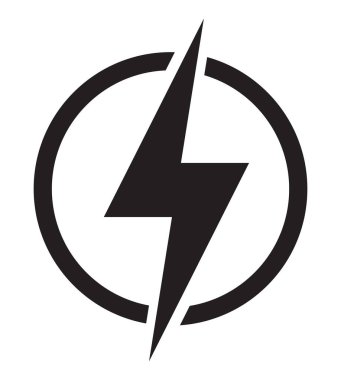Electric power logo, Energy and thunder electricity symbol. 