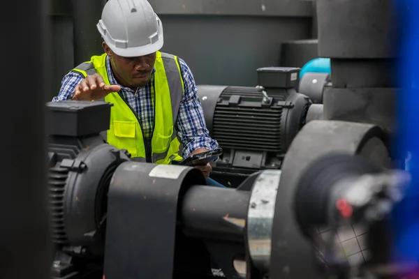 Industrial Engineer Work Site Engineer Visit Inspection Site Engineer Industrial — Fotografia de Stock