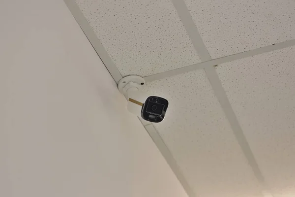 Online Überwachungskamera Cctv Überwachungssystem Haus Moderne Cctv Kamera Echtzeit Auf — Stockfoto