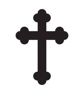 Çapraz din sembolü kavramı. İsa 'nın haç sembolü. Paskalya sembolü
