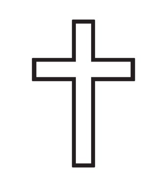 Çapraz din sembolü kavramı. İsa 'nın haç sembolü. Paskalya sembolü