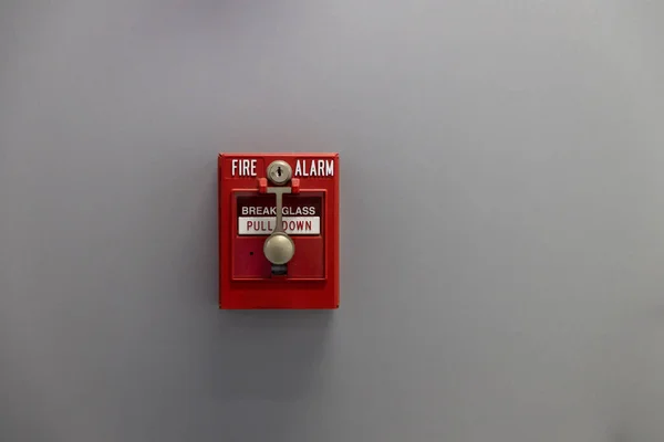 Allarme Antincendio Sul Muro Emergenza Allarme Antincendio Allarme Allarme Campana — Foto Stock