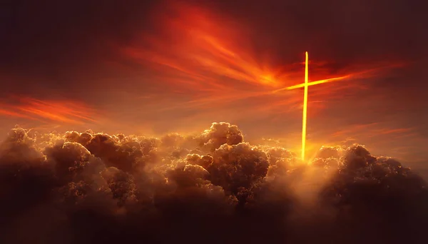 Easter Background Concept Crosses Sign — Foto Stock