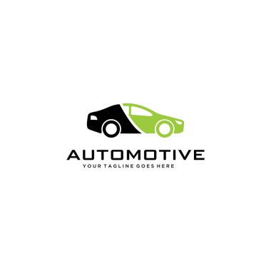 Otomatik araba logo tasarımı simge silueti Vektör illüstrasyonu