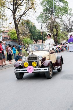 Chiang mai, Tayland - Şubat 2,2013: tanımlanamayan atlet
