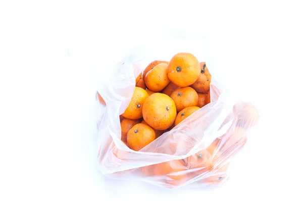 Kumquat close-up isolado em branco — Fotografia de Stock