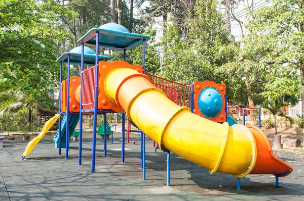 Colorful playground in a park — Stock Photo, Image