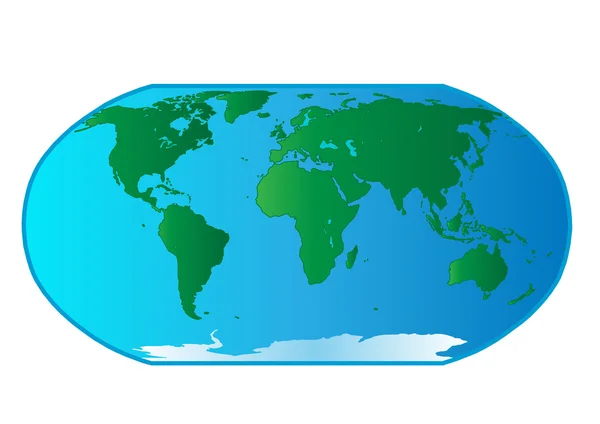 World Map Illustration — Stock Photo, Image