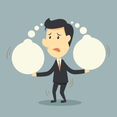 işadamı ayılar düşünme balonu