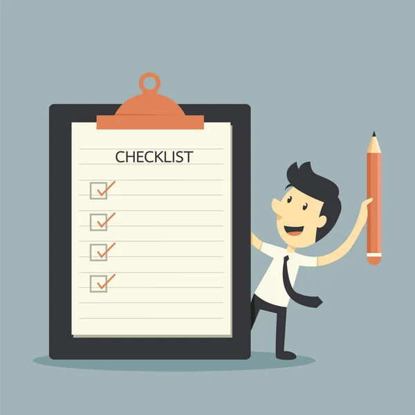 Checklist — Stock Vector