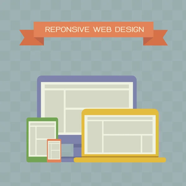 Responsive Web Design — Stockvector