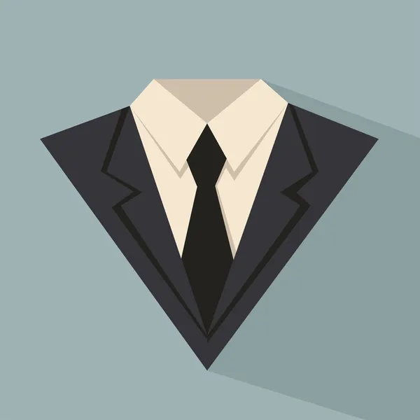 Traje de negocios — Vector de stock