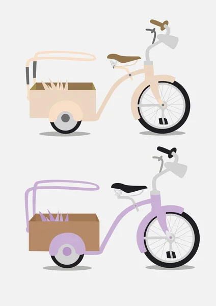 Bicicleta Vintage — Vector de stock