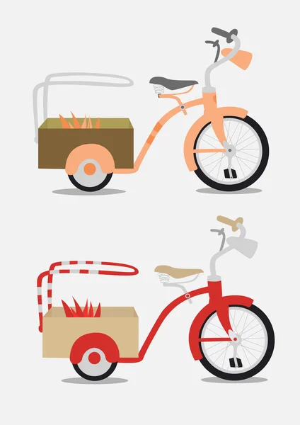 老式自行车 — 图库矢量图片