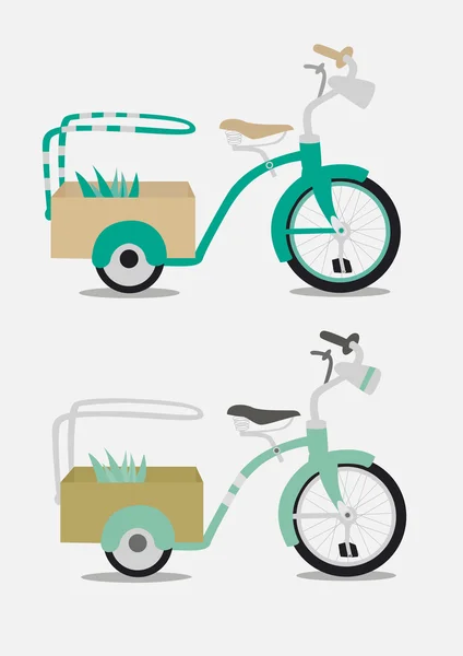 Bicicleta Vintage — Vector de stock