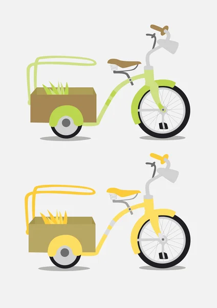 老式自行车 — 图库矢量图片