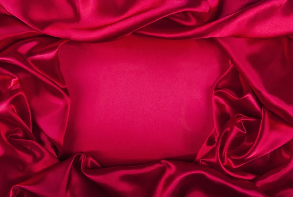 Red silk — Stock Photo, Image