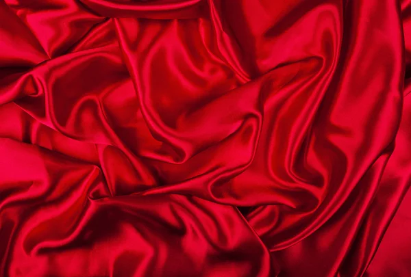 Red satin background — Stock Photo, Image