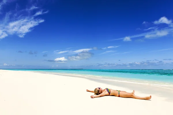 Vacaciones en una isla tropical paraíso — Foto de Stock