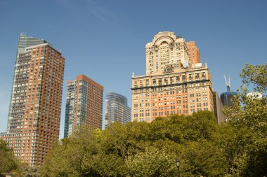 Şehir merkezindeki manhattan, new york binalar