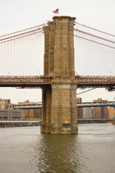 Il ponte di Brooklyn, New York — Foto Stock