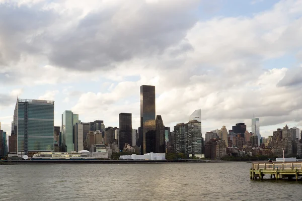 Clouds over the East Side of New York — Stock Photo, Image