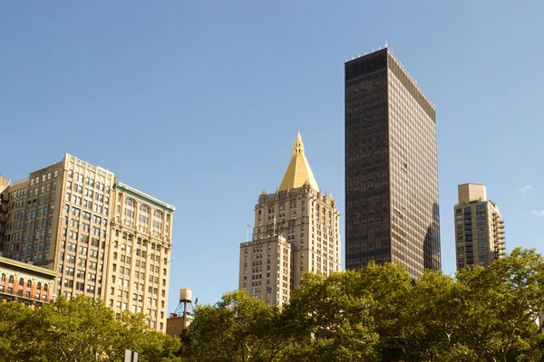 Skyline sobre Madison Square Park, Nova York — Fotografia de Stock