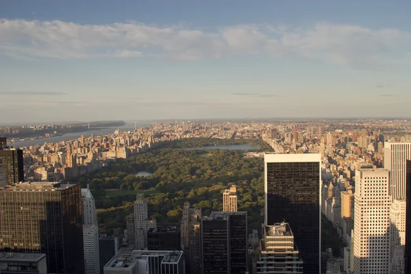 Central Park, New York depuis une haute vue — Photo