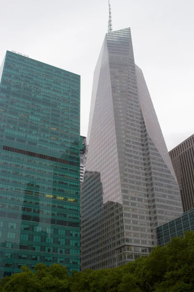Moderní budovy na 42nd st., new york Royalty Free Stock Obrázky