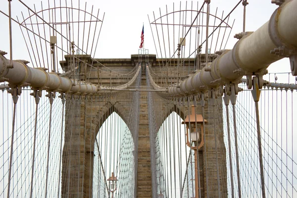 Brooklyn bridge, New York — Stockfoto