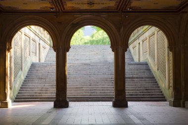 Bethesda Terrace Arches, Central Park, New York clipart
