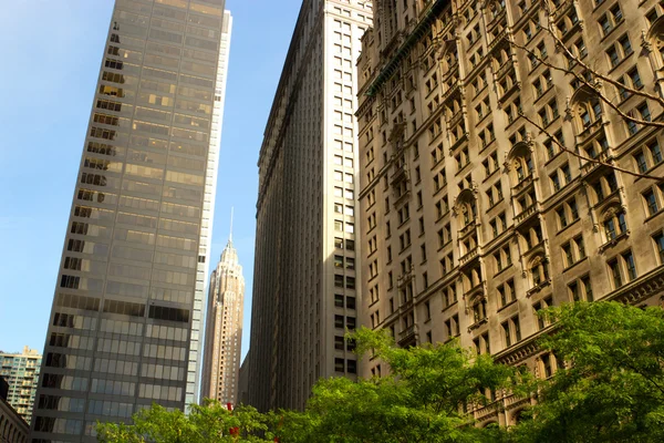 Wall street byggnader, new york — Stockfoto