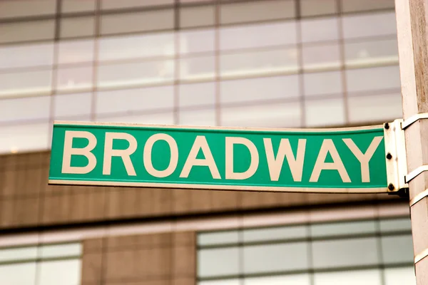 Broadway teken, new york — Stockfoto