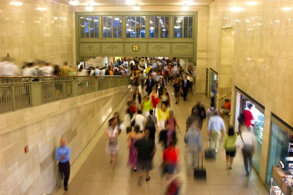 グランドセントラル駅、ニューヨークでラッシュアワー — ストック写真