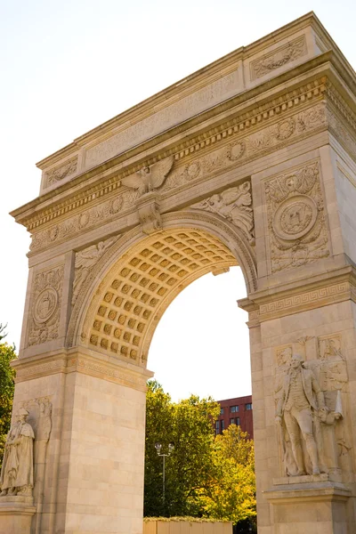 O arco em Washington Square, Nova York — Fotografia de Stock