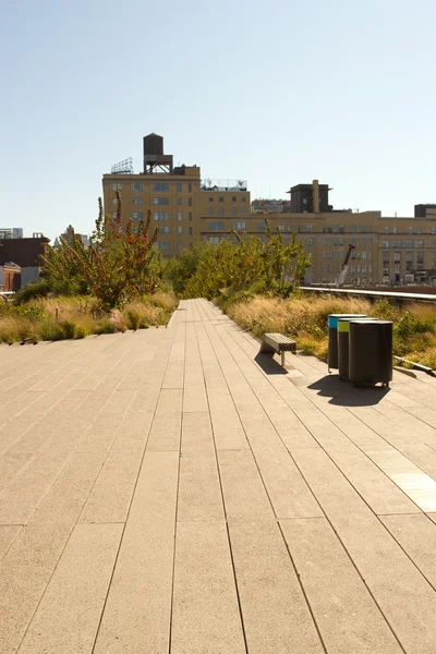 High Line Park em Chelsea, Nova York — Fotografia de Stock