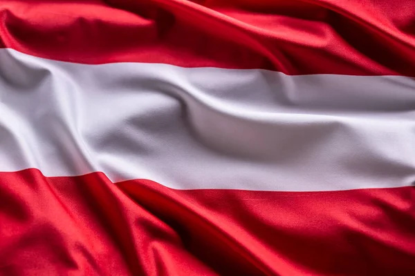Vlajka Rakouska Národní Symbol Země Státu — Stock fotografie