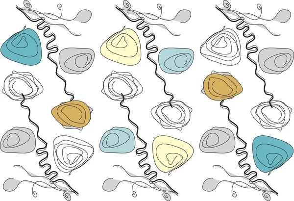 Bloemenpatroon — Stockvector