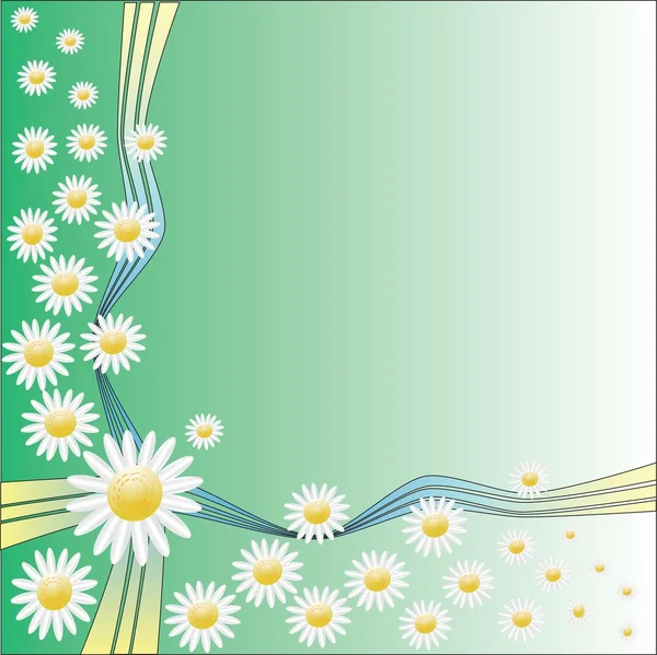 Livre d'information sur les fleurs — Image vectorielle